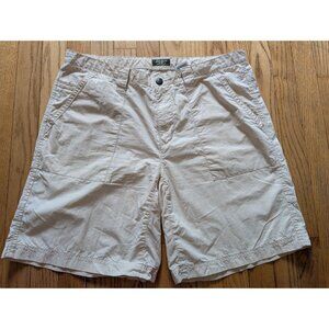 Eddie Bauer Beige Cargo Shorts Size 14 Lightweight  With Pockets